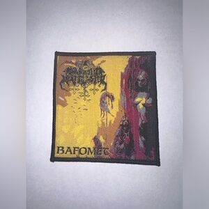 SATANIC WARMASTER, BAFOMET, SEW ON WOVEN PATCH